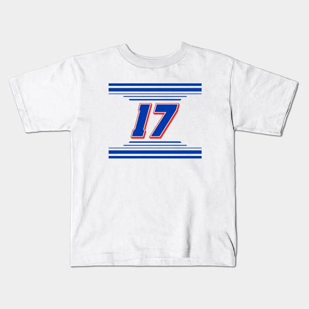 William Byron #17 2024 NASCAR Design Kids T-Shirt by AR Designs 